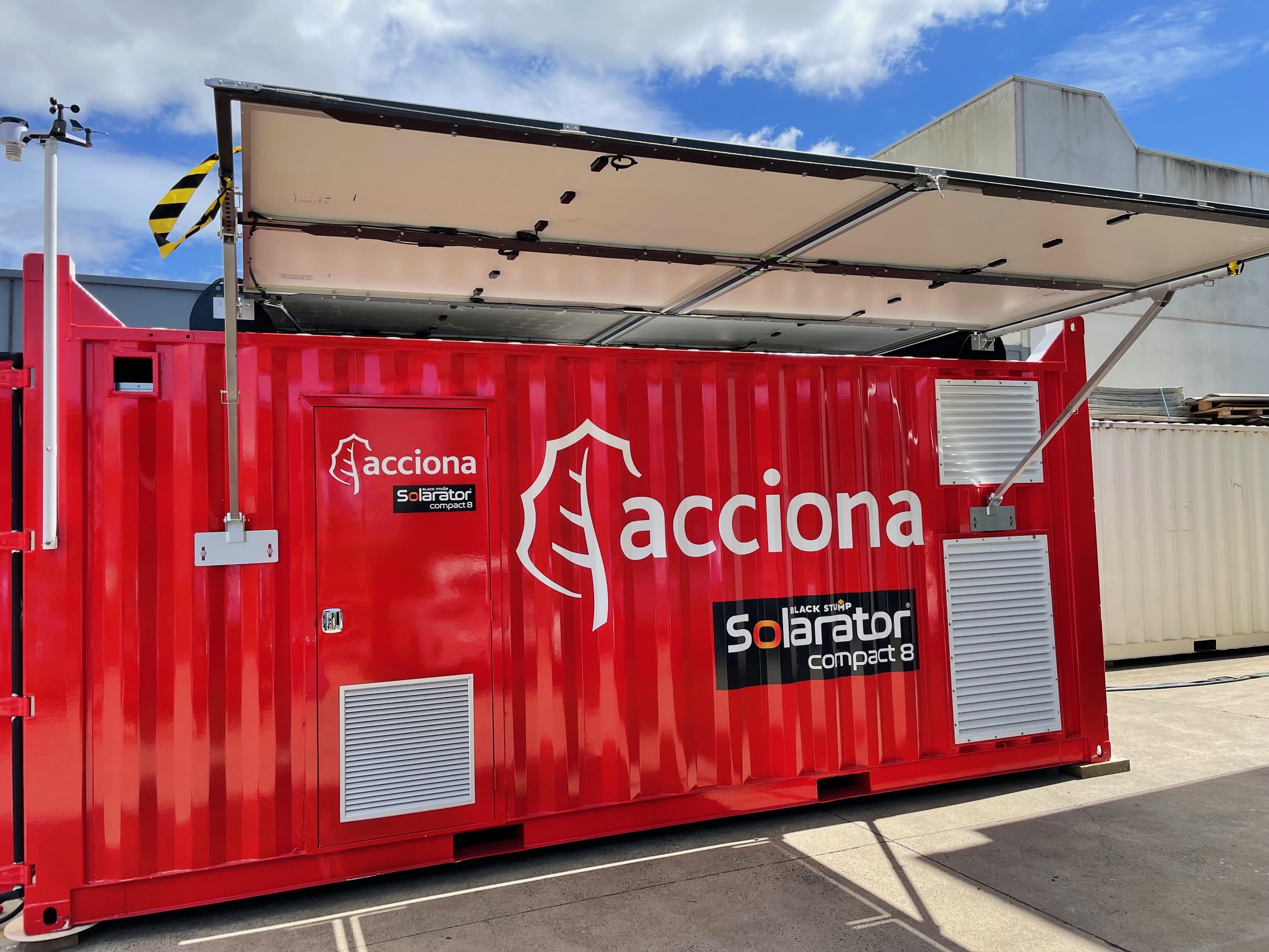 Solarator® Compact 50+ kVa ready to be transported