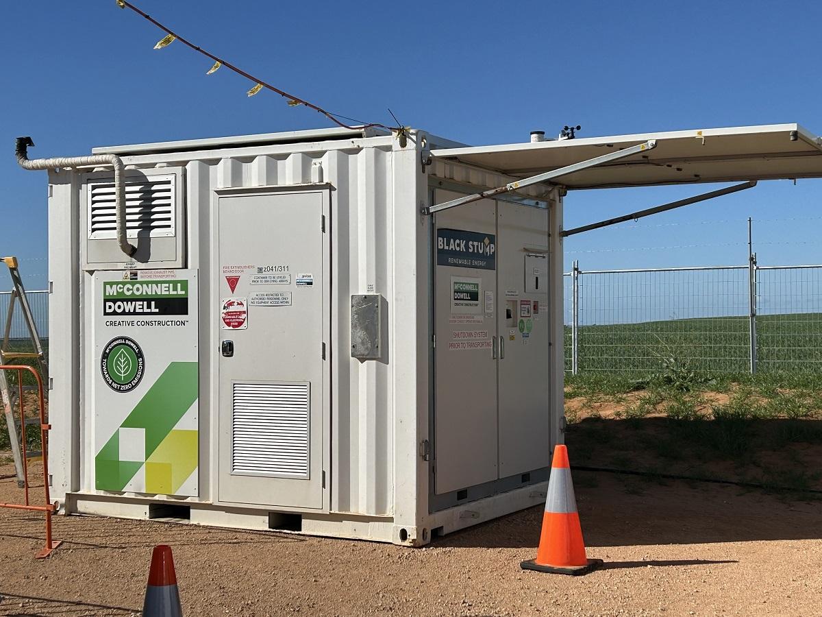 Image of Solarator with roof panel deployed