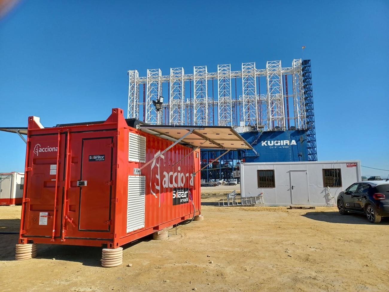 Image of Solarator in a construction site