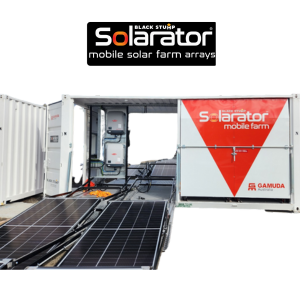 Image of Solarator mobile solar farm