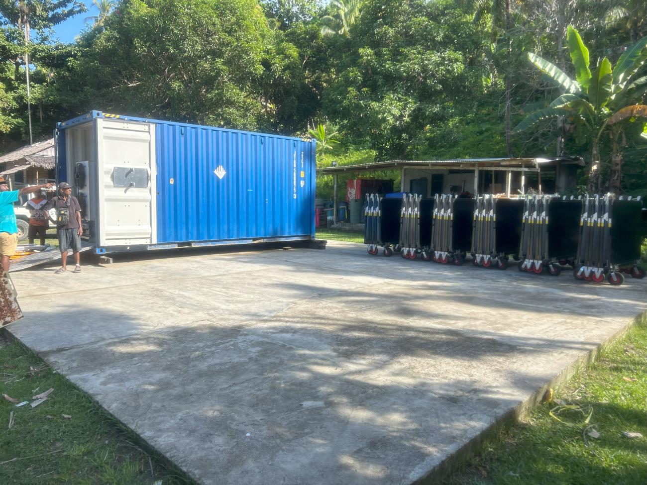 Solar arrays ready for deployment