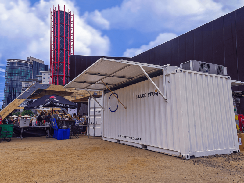 Solarator® Chiller used in an urban event