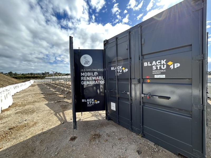Solarator view from behind
