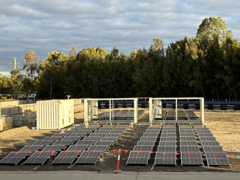 Solarator Microgrid fully deployed onsite